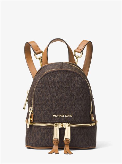 michael kors brown mini|michael kors small backpacks women.